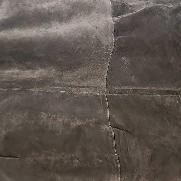 Michael Mims Kathy Cole Vintage Western Two Tone Suede Leather Coat Sz 1X - Picture 10 of 11